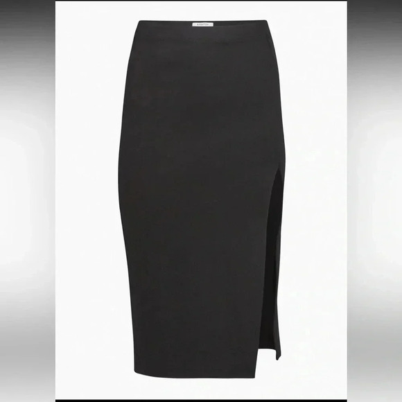 Aritzia Babaton black pencil slit skirt - Picture 1 of 11